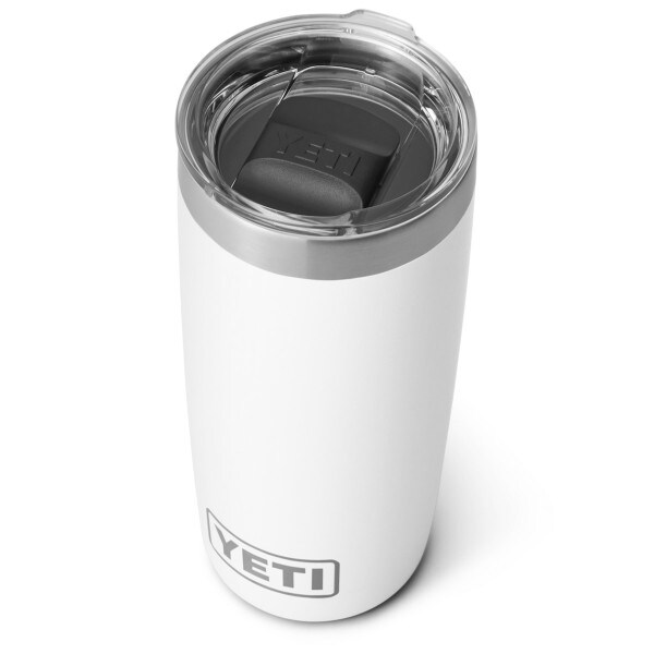 Yeti 10oz tumbler white 3/4 image